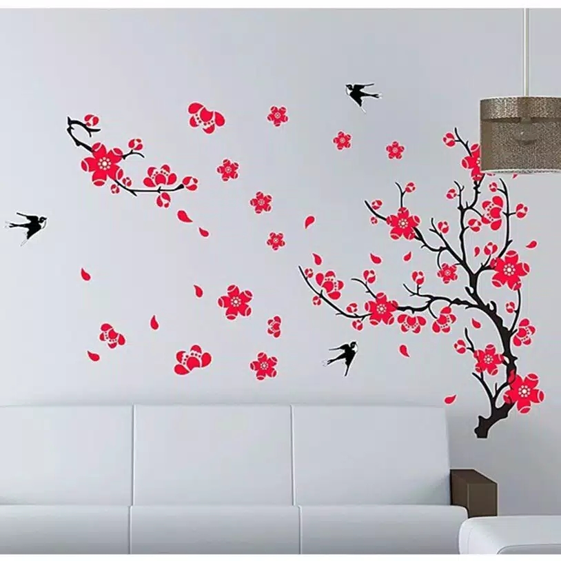 Detail Gambar Bunga Sakura Di Dinding Kamar Nomer 14