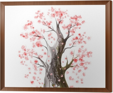 Detail Gambar Bunga Sakura Kanvas Nomer 57