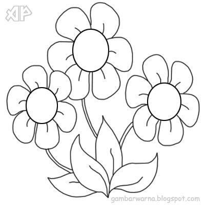 Detail Gambar Bunga Simple Hitam Putih Nomer 45
