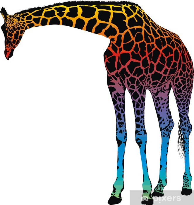 Detail Giraffe Abstrakt Nomer 6