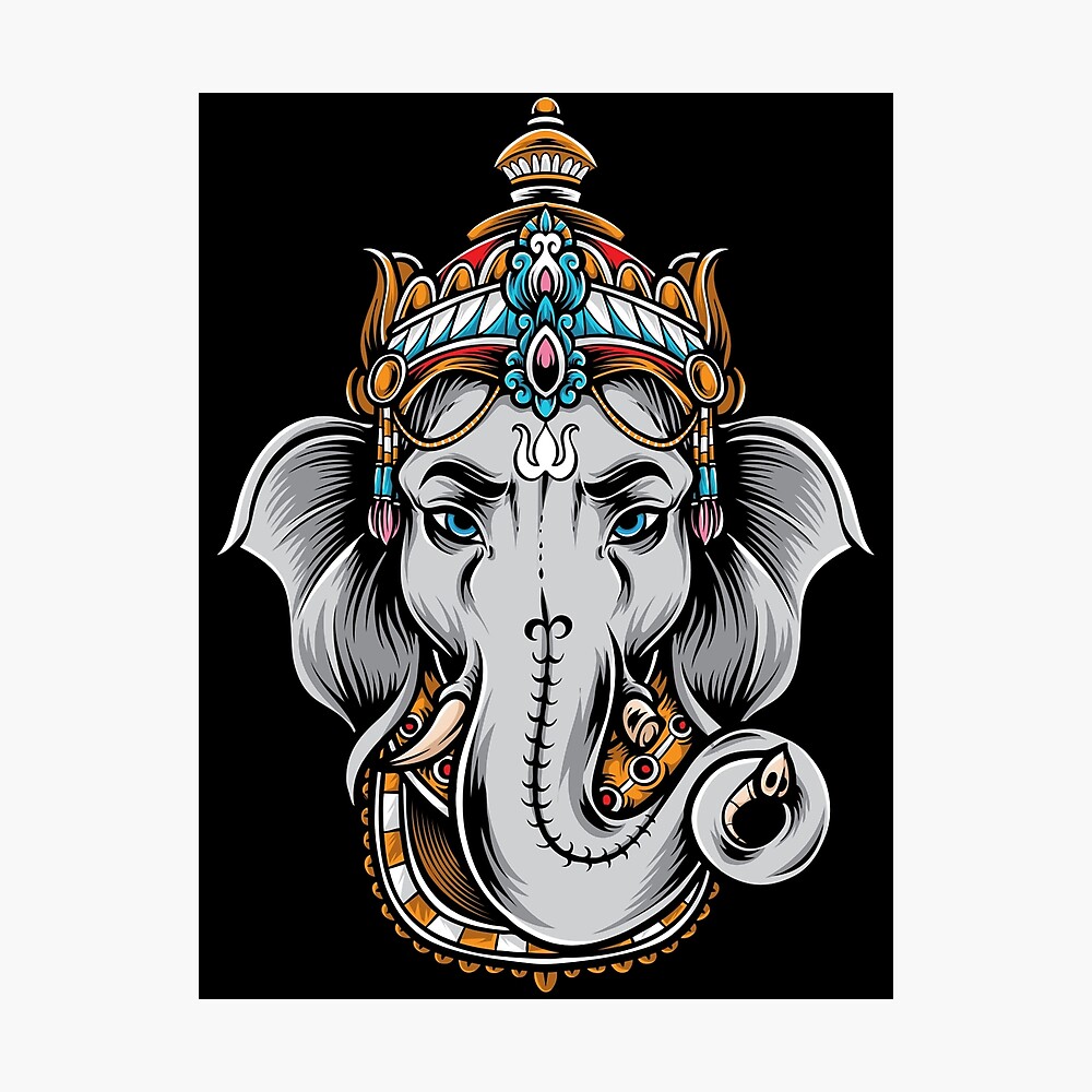 Detail Indische Gottheit Elefant Nomer 4