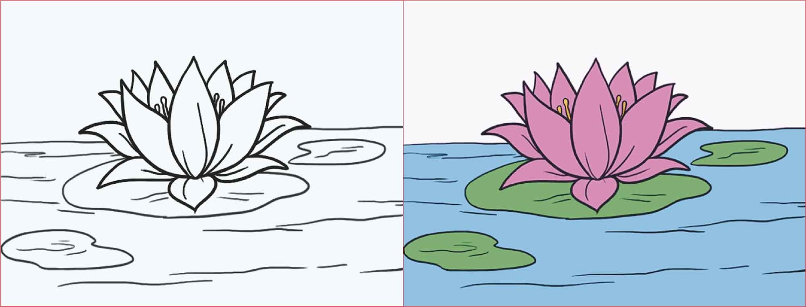 Detail Gambar Bunga Teratai Kartun Nomer 34