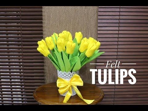 Detail Gambar Bunga Tulip Dari Kain Flanel Nomer 30