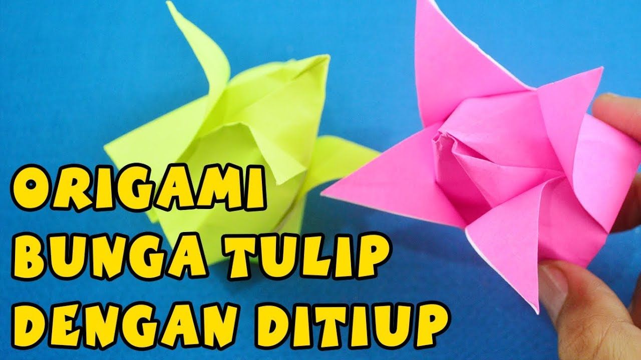 Detail Gambar Bunga Tulip Dari Kertas Origami Nomer 20