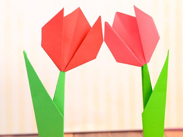 Detail Gambar Bunga Tulip Dari Kertas Origami Nomer 22