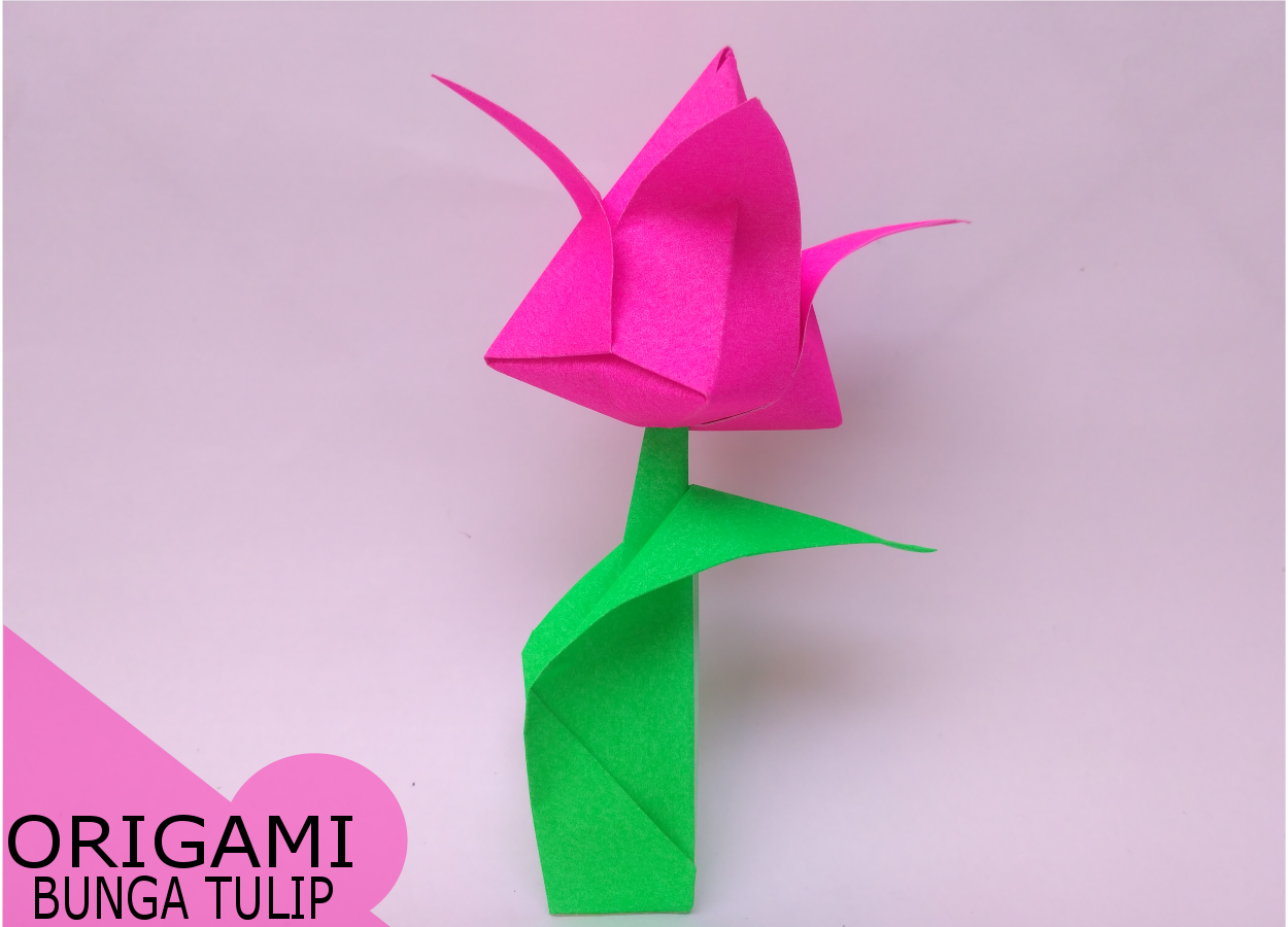 Detail Gambar Bunga Tulip Dari Kertas Origami Nomer 23