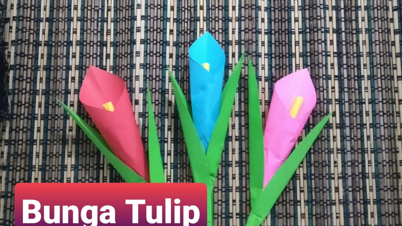 Detail Gambar Bunga Tulip Dari Kertas Origami Nomer 32