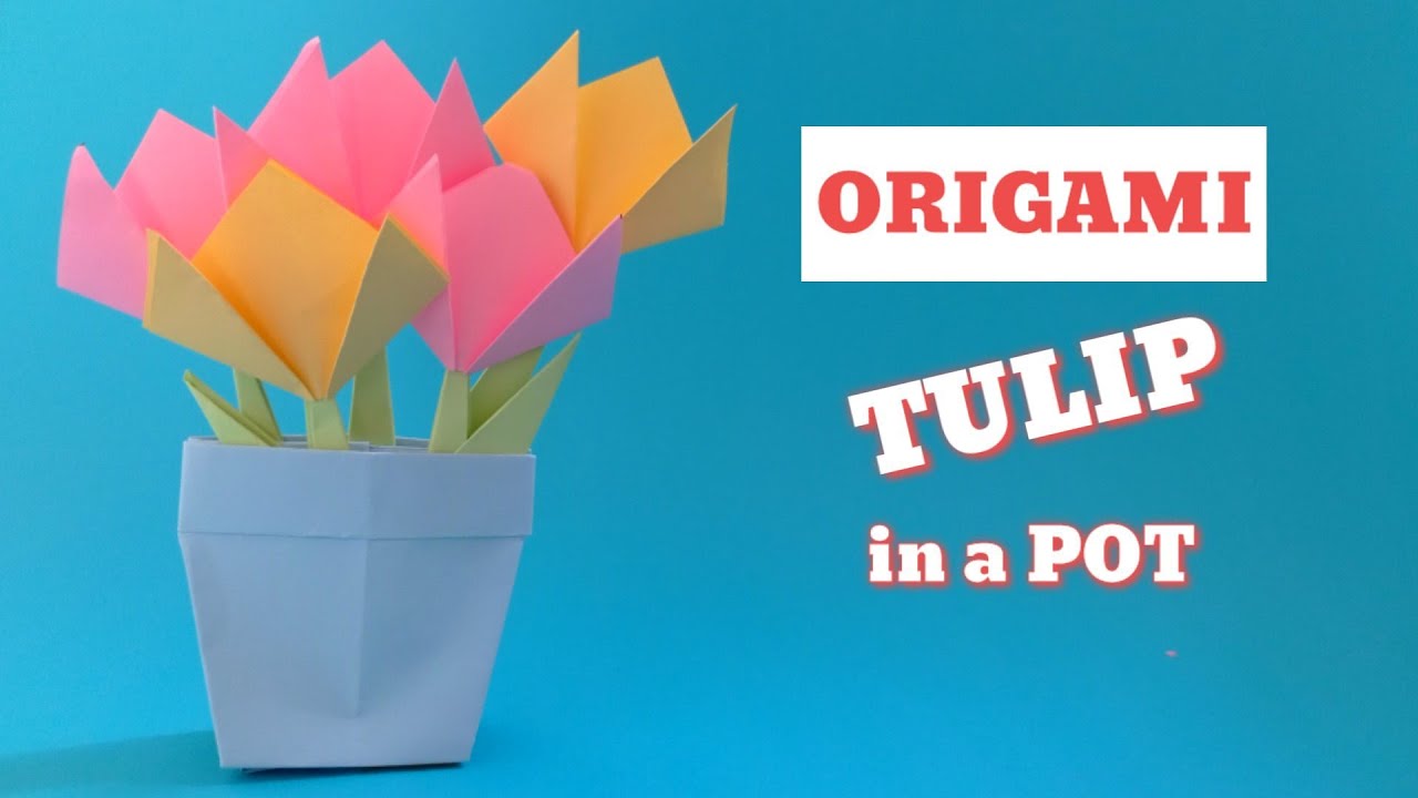 Detail Gambar Bunga Tulip Dari Kertas Origami Nomer 34