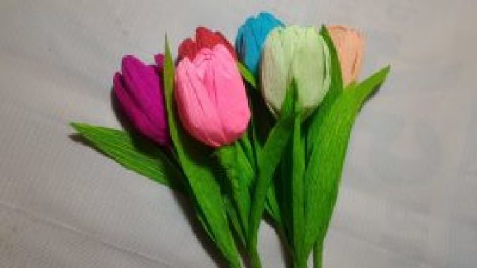 Detail Gambar Bunga Tulip Dari Kertas Origami Nomer 42