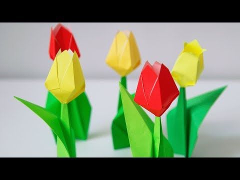 Detail Gambar Bunga Tulip Dari Kertas Origami Nomer 47