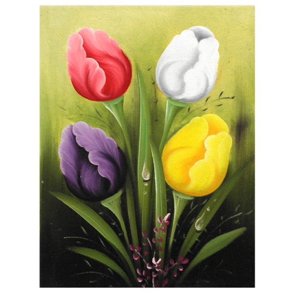 Detail Gambar Bunga Tulip Lukisan Nomer 30