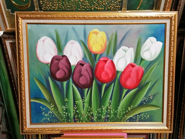 Detail Gambar Bunga Tulip Lukisan Nomer 38