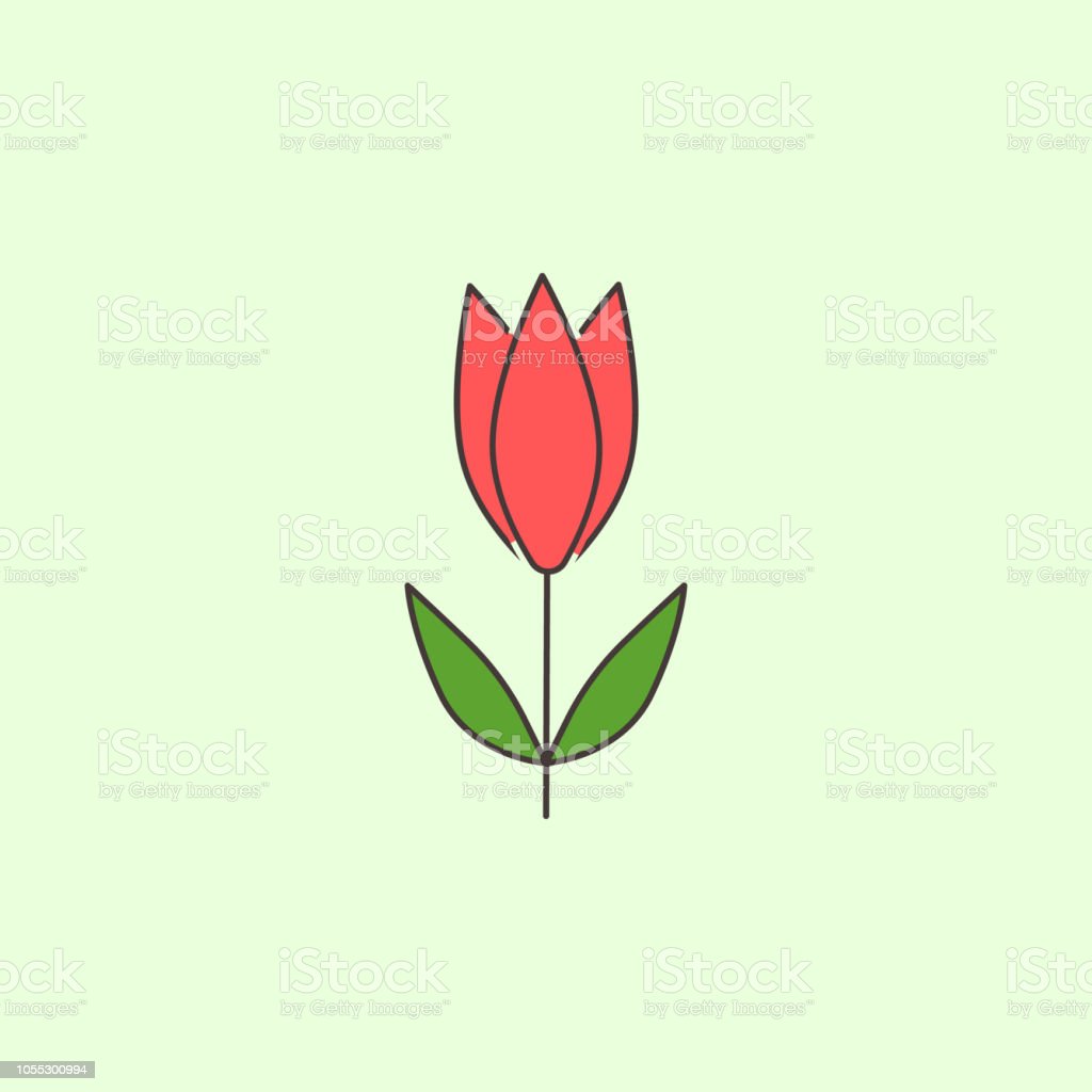 Detail Gambar Bunga Tulip Mewarnai Nomer 36