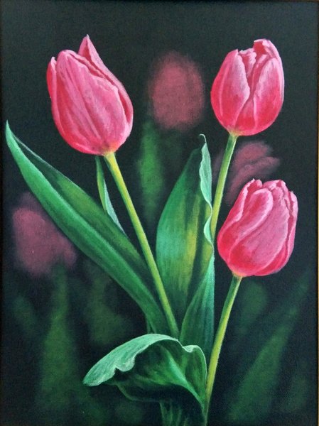 Detail Gambar Bunga Tulip Simple Nomer 47