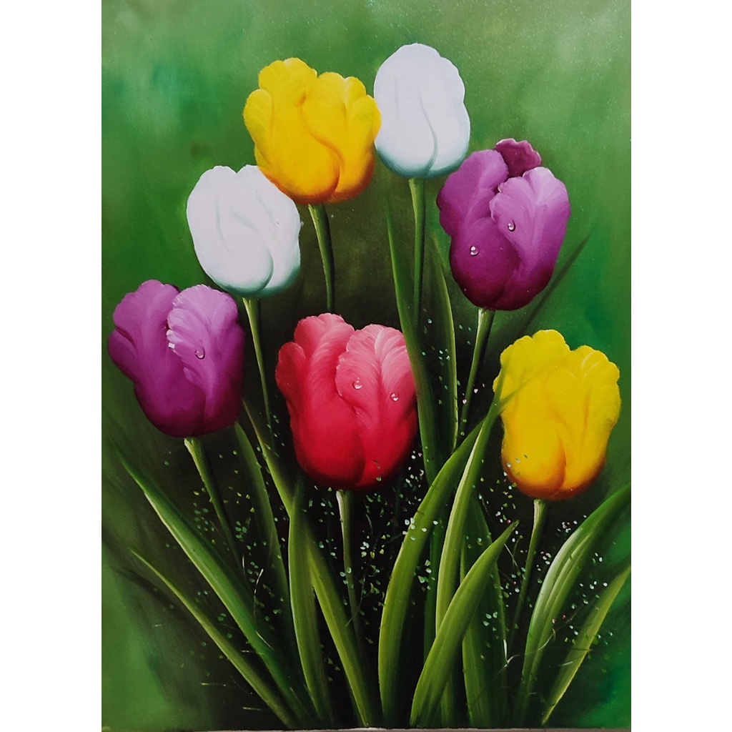 Detail Gambar Bunga Tulip Yang Mudah Nomer 39