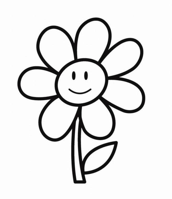 Detail Gambar Bunga Tunggal Animasi Hitam Putih Nomer 6