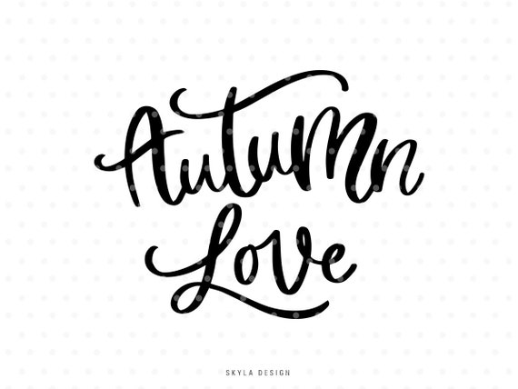 Herbst Handlettering - KibrisPDR