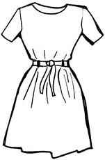 Detail Kleid Zum Ausmalen Nomer 11