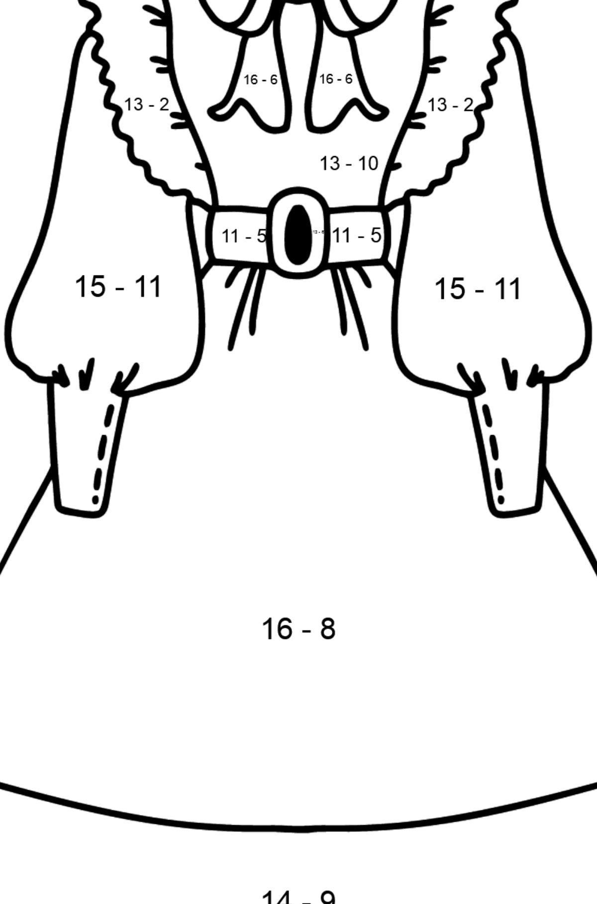 Detail Kleid Zum Ausmalen Koleksi Nomer 15
