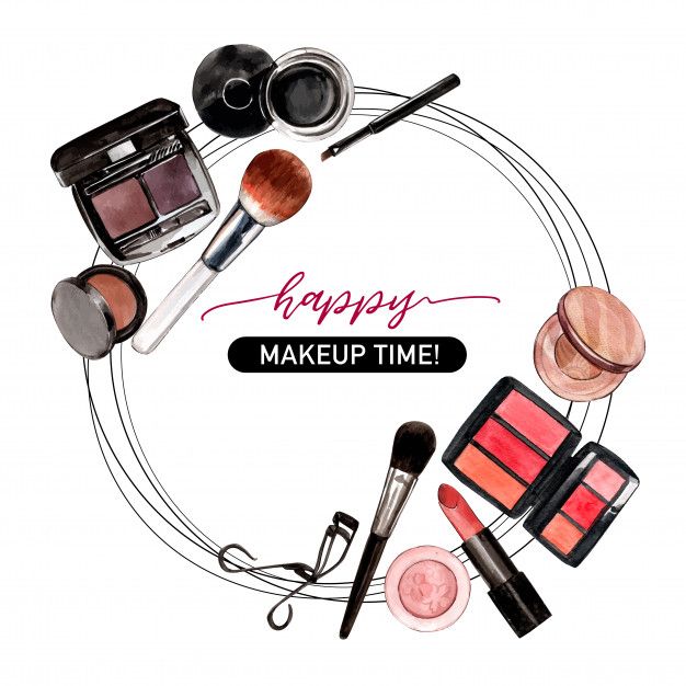 Detail Makeup Background Vector Nomer 15