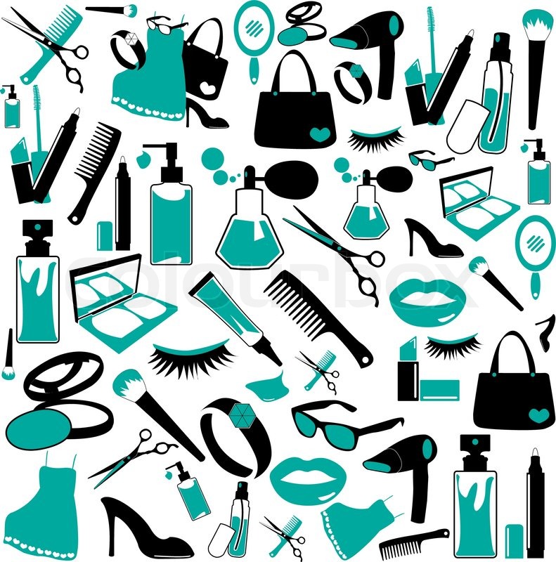 Detail Makeup Background Vector Nomer 16