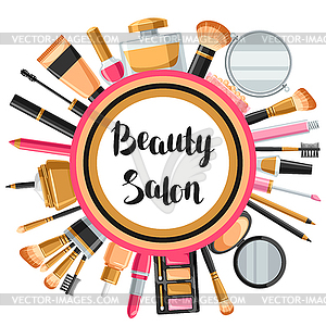 Detail Makeup Background Vector Nomer 3