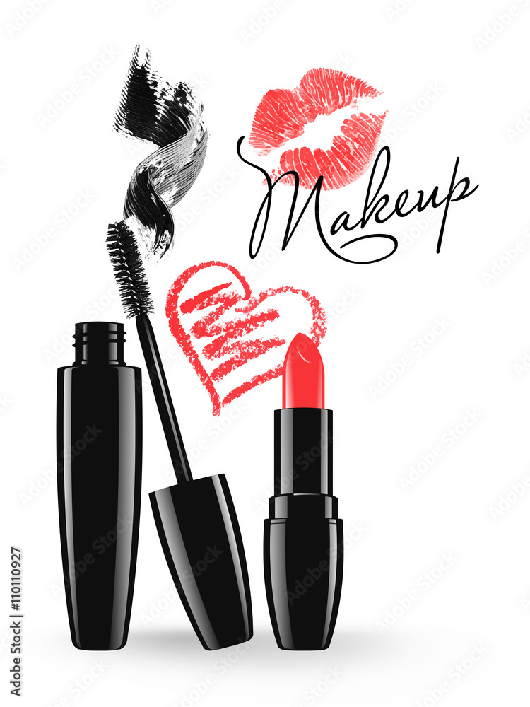 Detail Makeup Background Vector Nomer 8