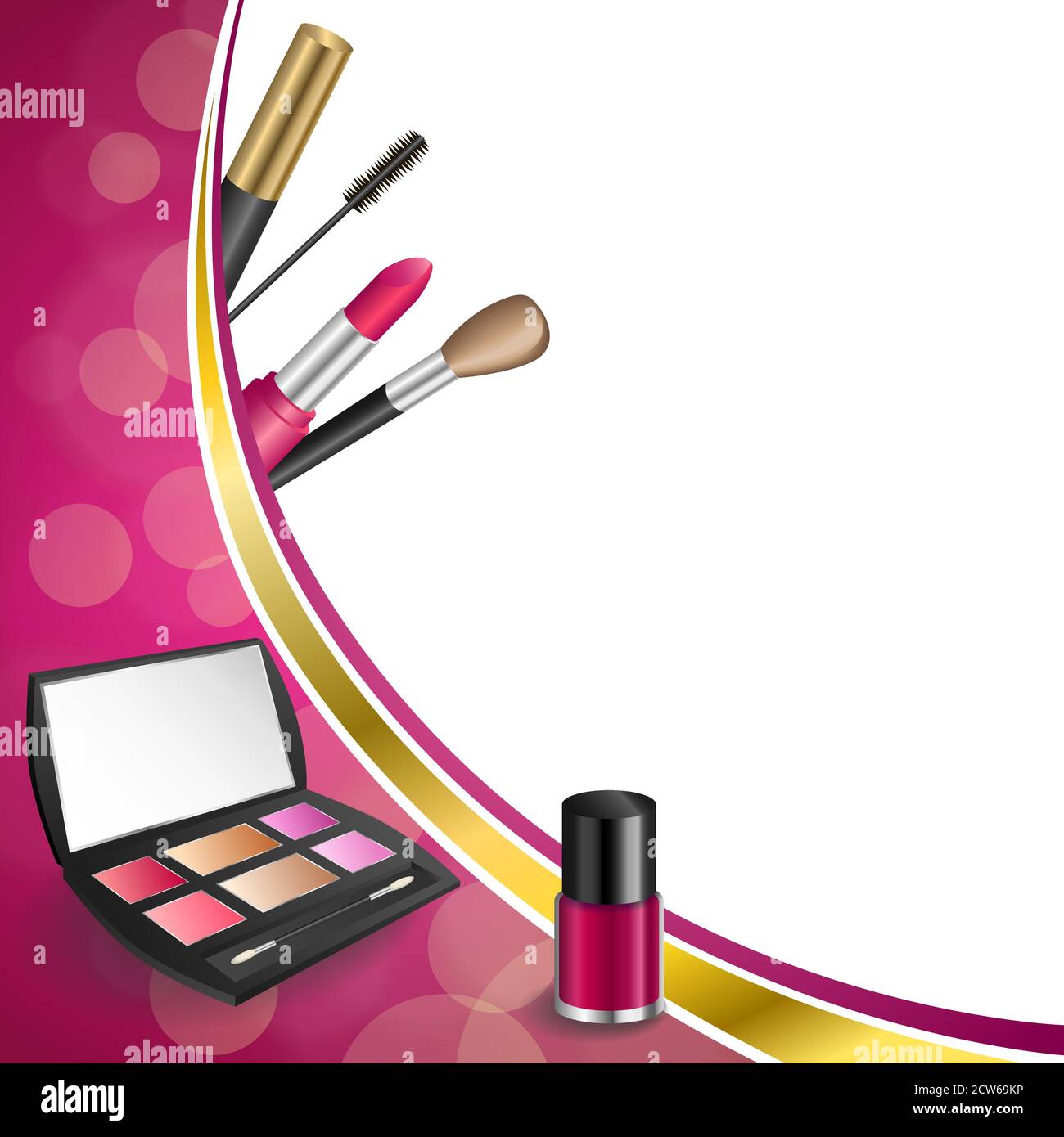 Detail Makeup Background Vector Nomer 9