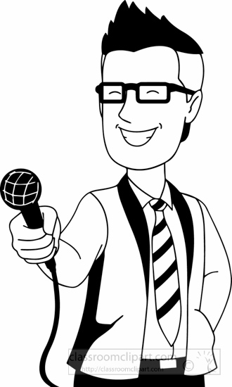 Detail Reporter Clipart Nomer 15