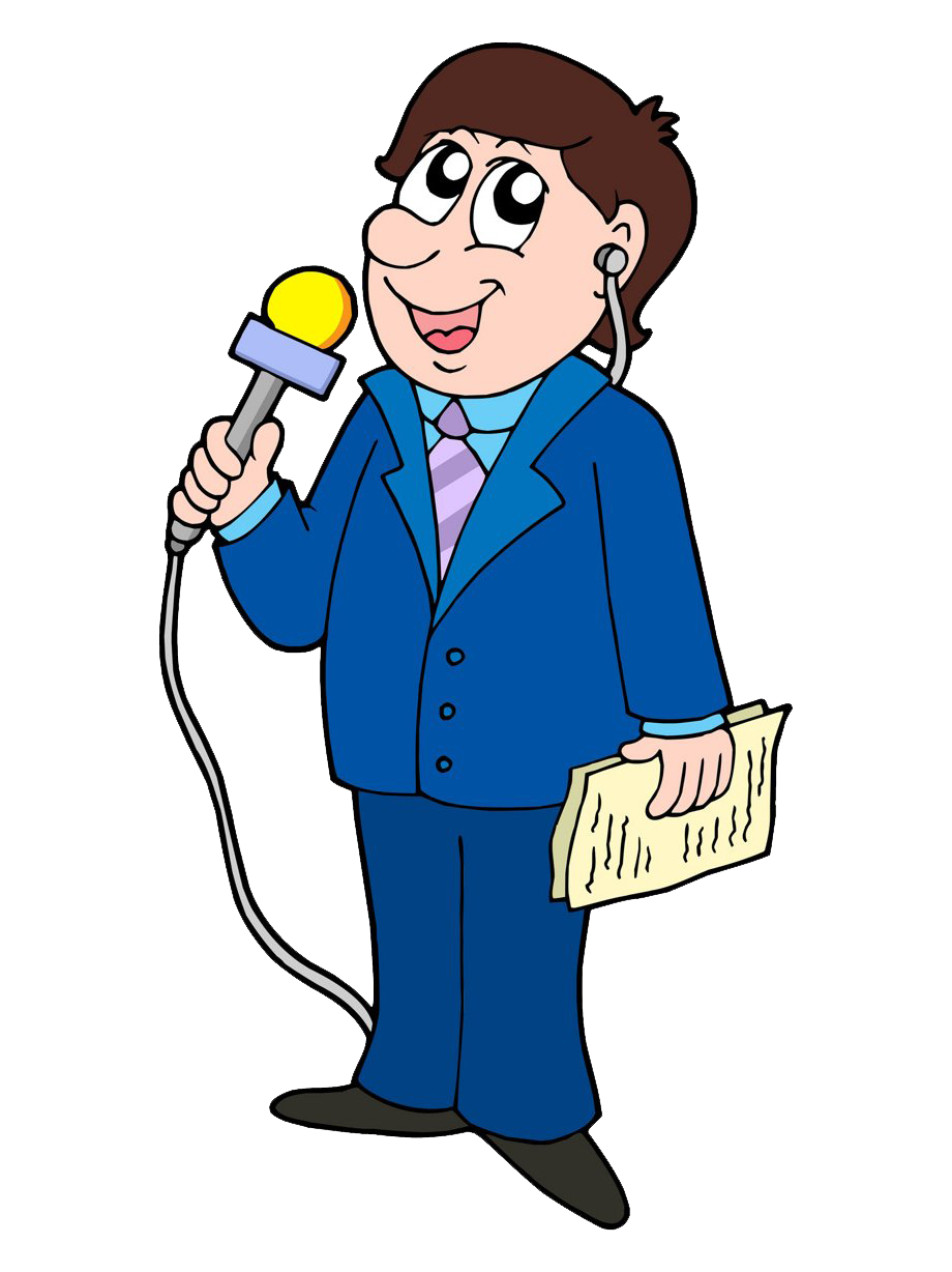 Detail Reporter Clipart Nomer 16