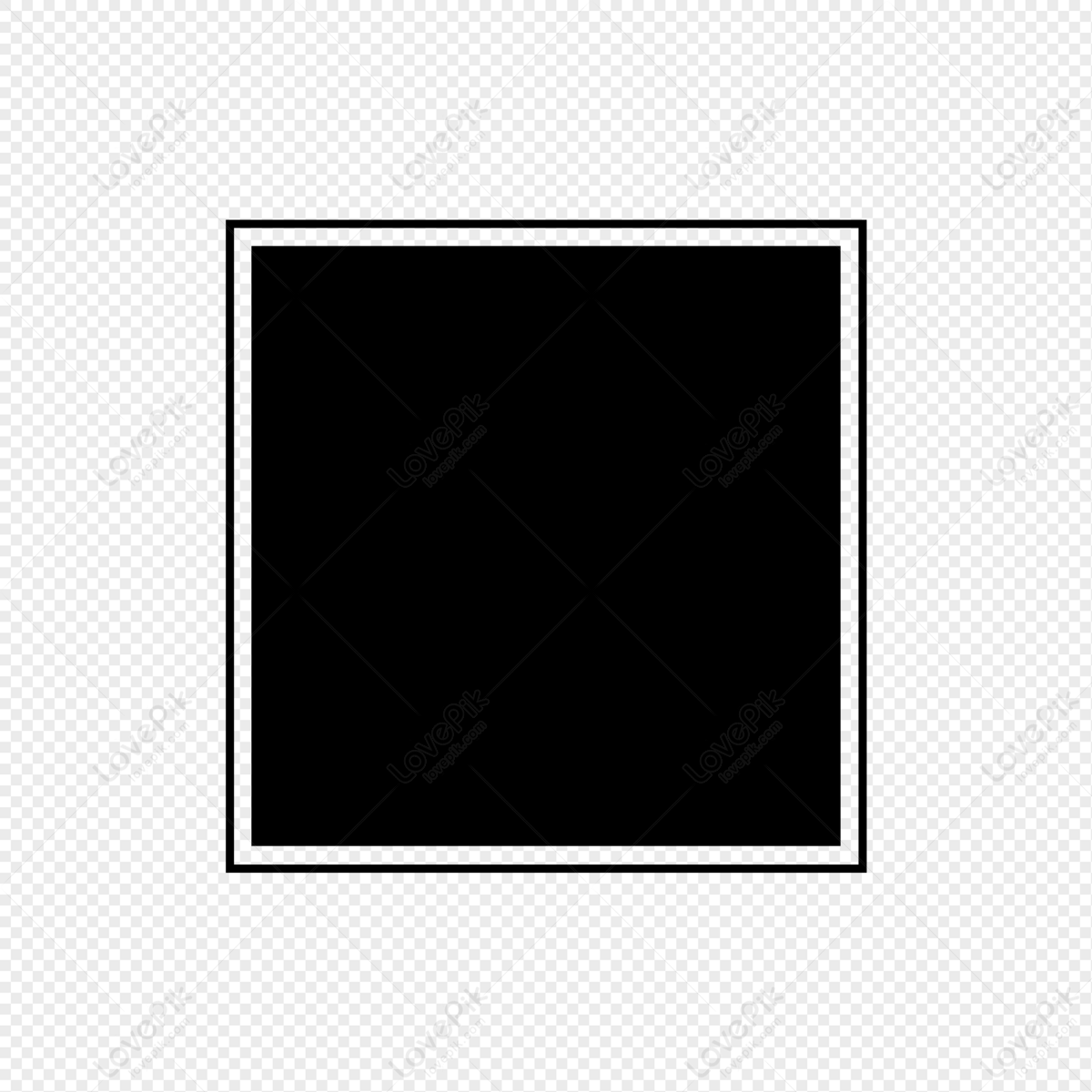 Detail Black Border Transparent Nomer 14