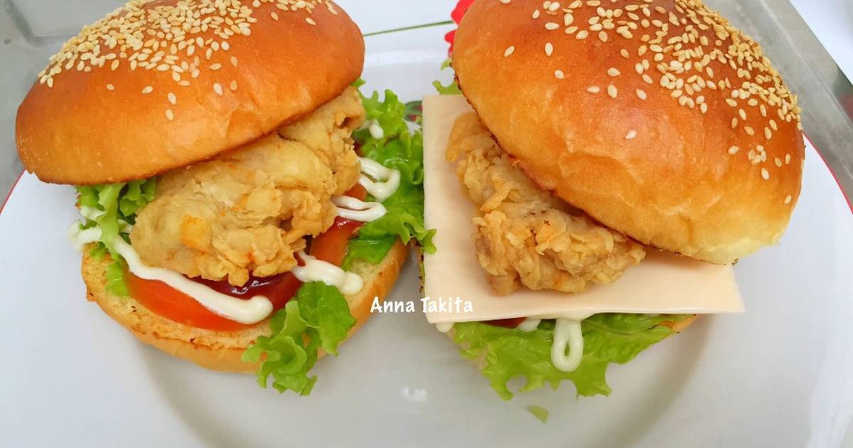 Detail Gambar Burger Ayam Nomer 5