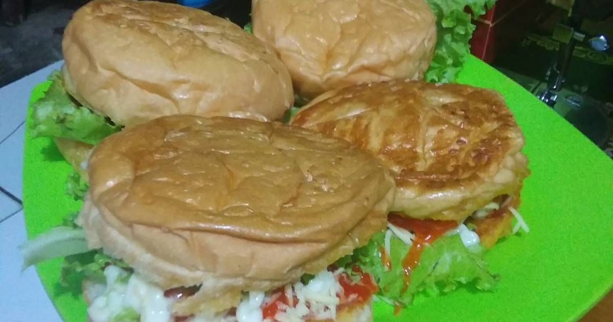 Detail Gambar Burger Rumahan Nomer 3