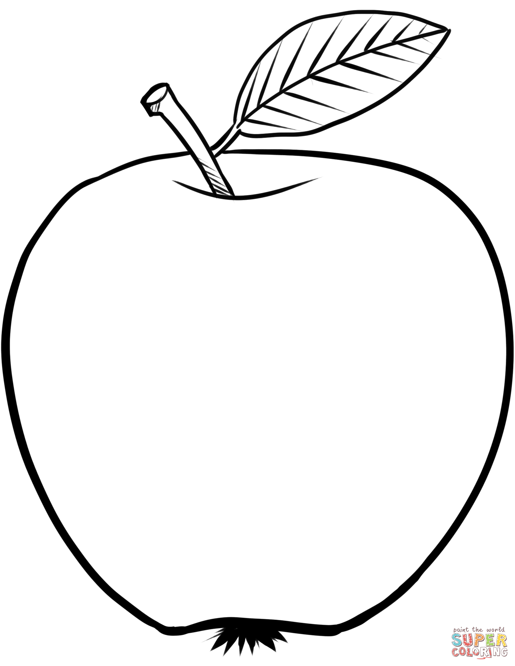 Malbild Apfel - KibrisPDR