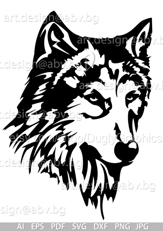 Detail Wolfskopf Wolf Tattoo Vorlage Nomer 17