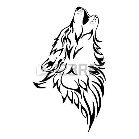 Detail Wolfskopf Wolf Tattoo Vorlage Nomer 3