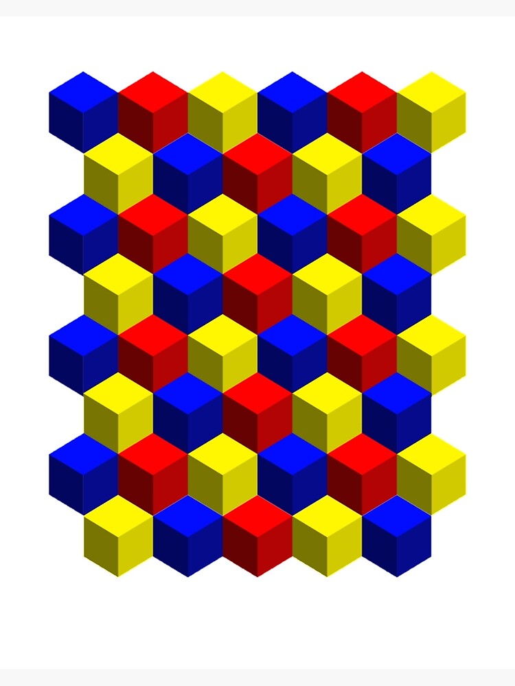 Detail 3d Illusion Cube Nomer 6