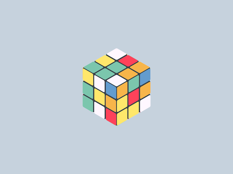 Detail 3d Illusion Cube Nomer 8
