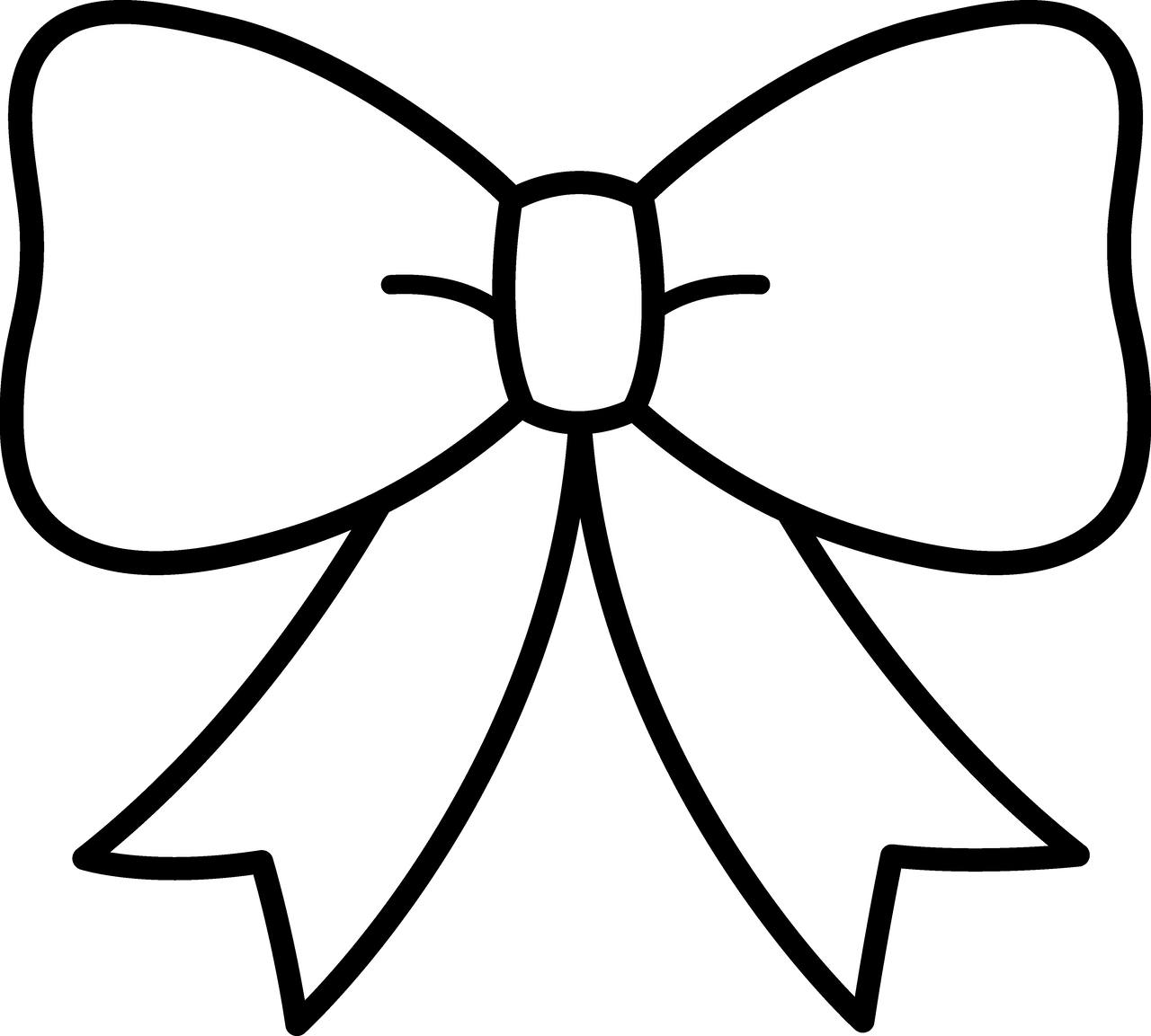 Detail Bow Drawing Nomer 7