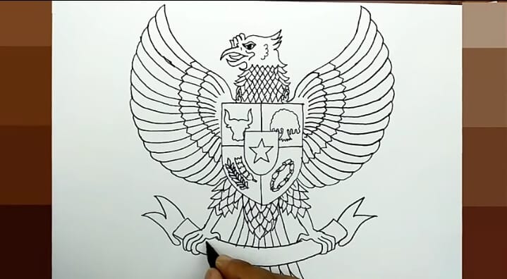 Detail Gambar Burung Garuda Untuk Diwarnai Nomer 36