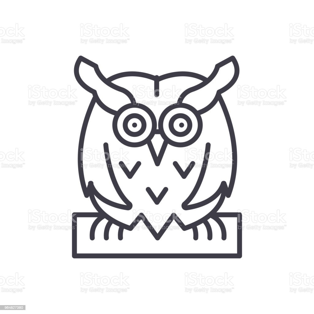 Detail Gambar Burung Hantu Hitam Putih Burung Hantu Logo Vector Nomer 46