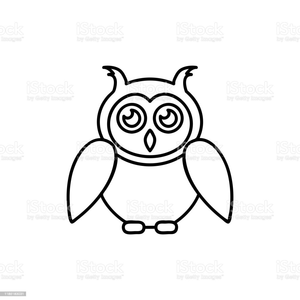 Detail Gambar Burung Hantu Hitam Putih Burung Hantu Logo Vector Nomer 53