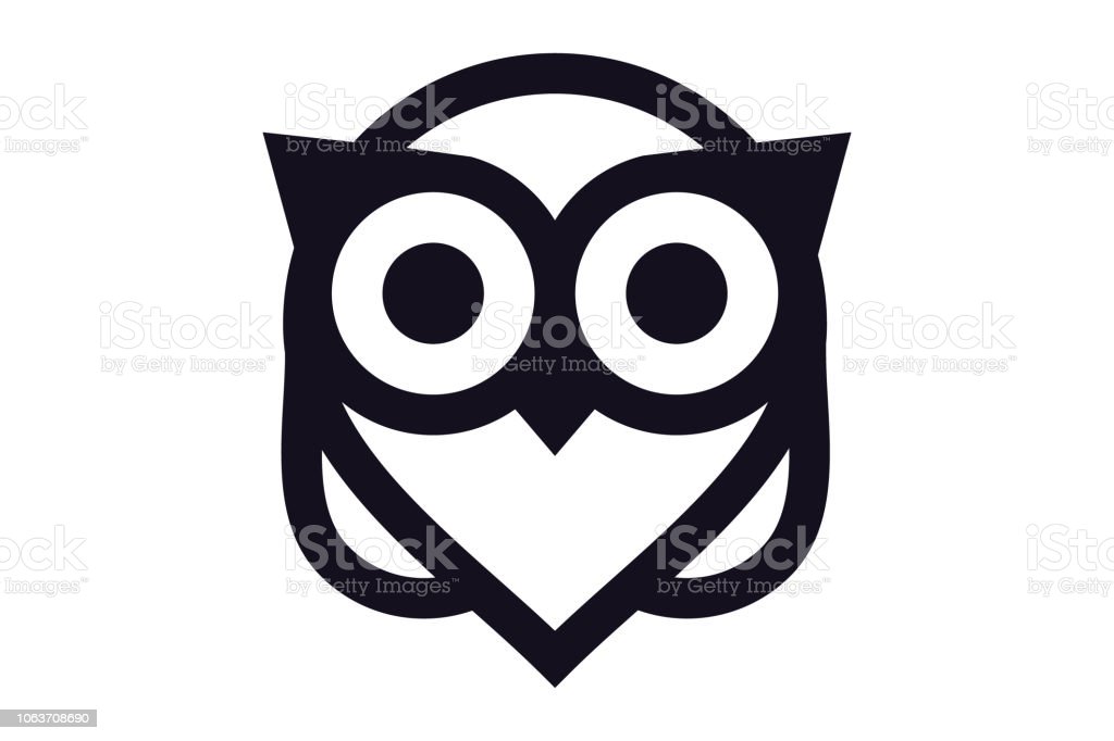 Detail Gambar Burung Hantu Hitam Putih Burung Hantu Logo Vector Nomer 9