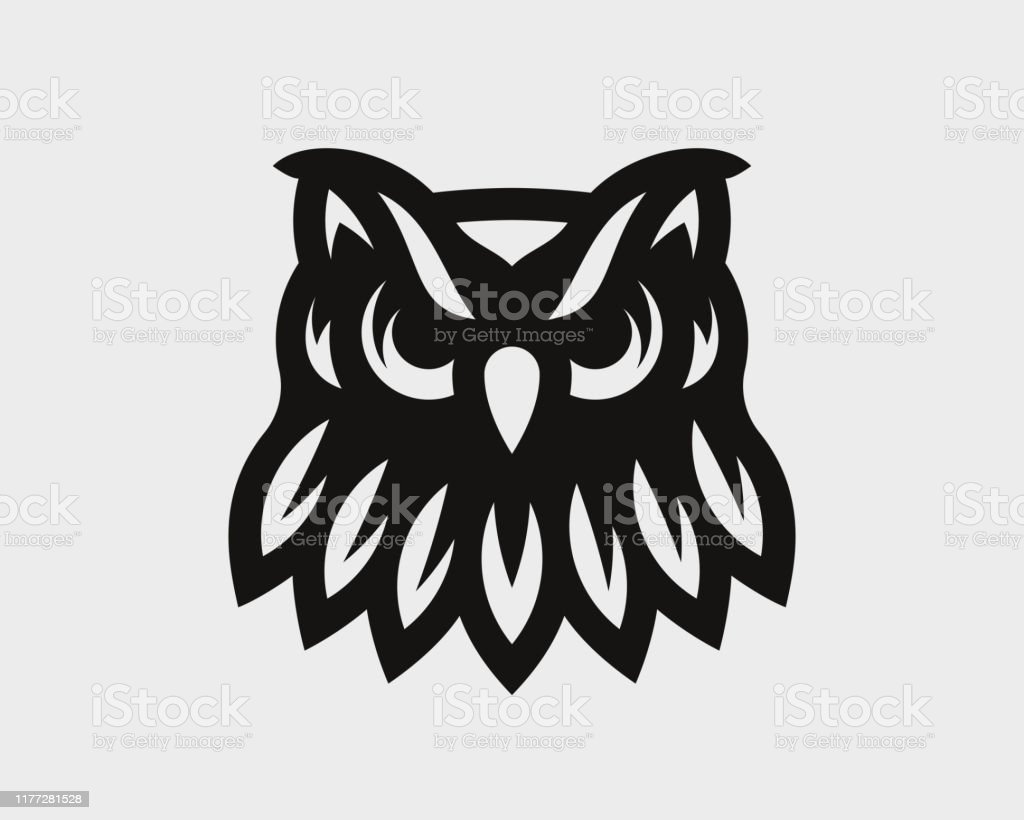 Detail Gambar Burung Hantu Hitam Putih Burung Hantu Logo Vector Nomer 10