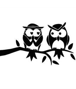 Detail Gambar Burung Hantu Hitam Putih Gambar Burung Hantu Logo Ilmu Nomer 16