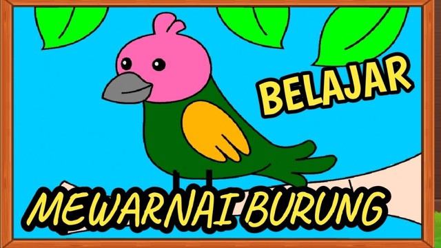 Detail Gambar Burung Mewarnai Nomer 40