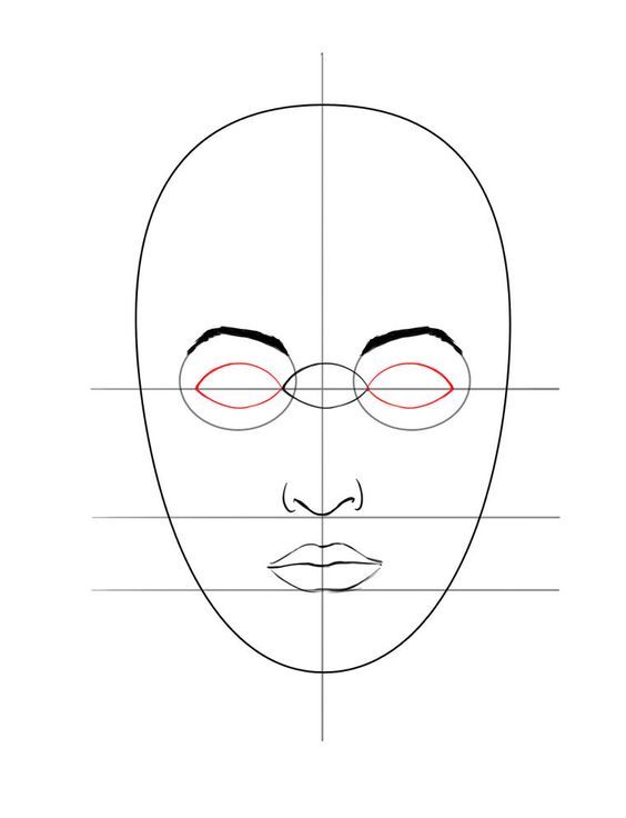 Detail Gesicht Gezeichnet Nomer 14