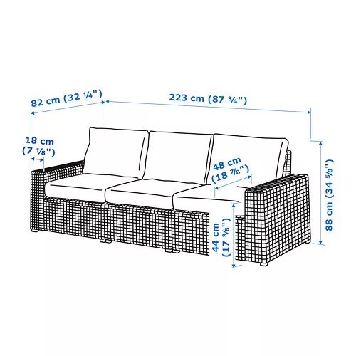 Detail Lounge Sofa Lanzarote Nomer 15