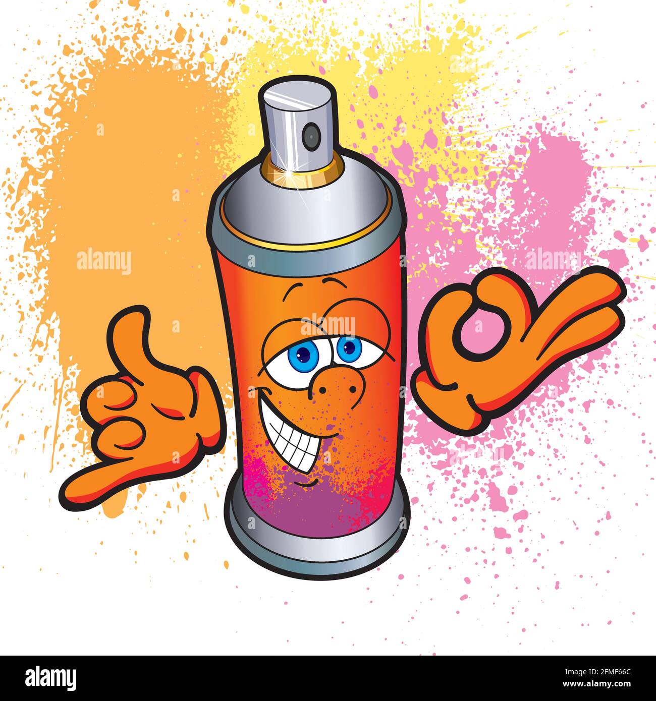 Detail Spray Can Character Graffiti Nomer 13