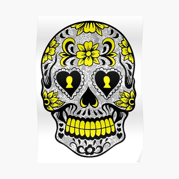 Detail Sugar Skull Mann Nomer 9